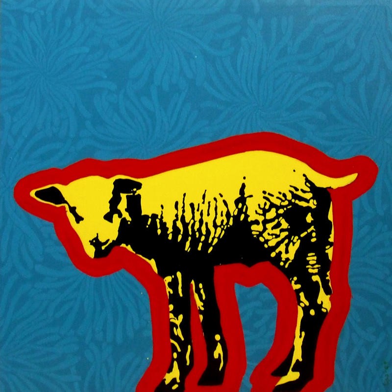 'Yellow Lamb' by artist Lisa Pettersson
